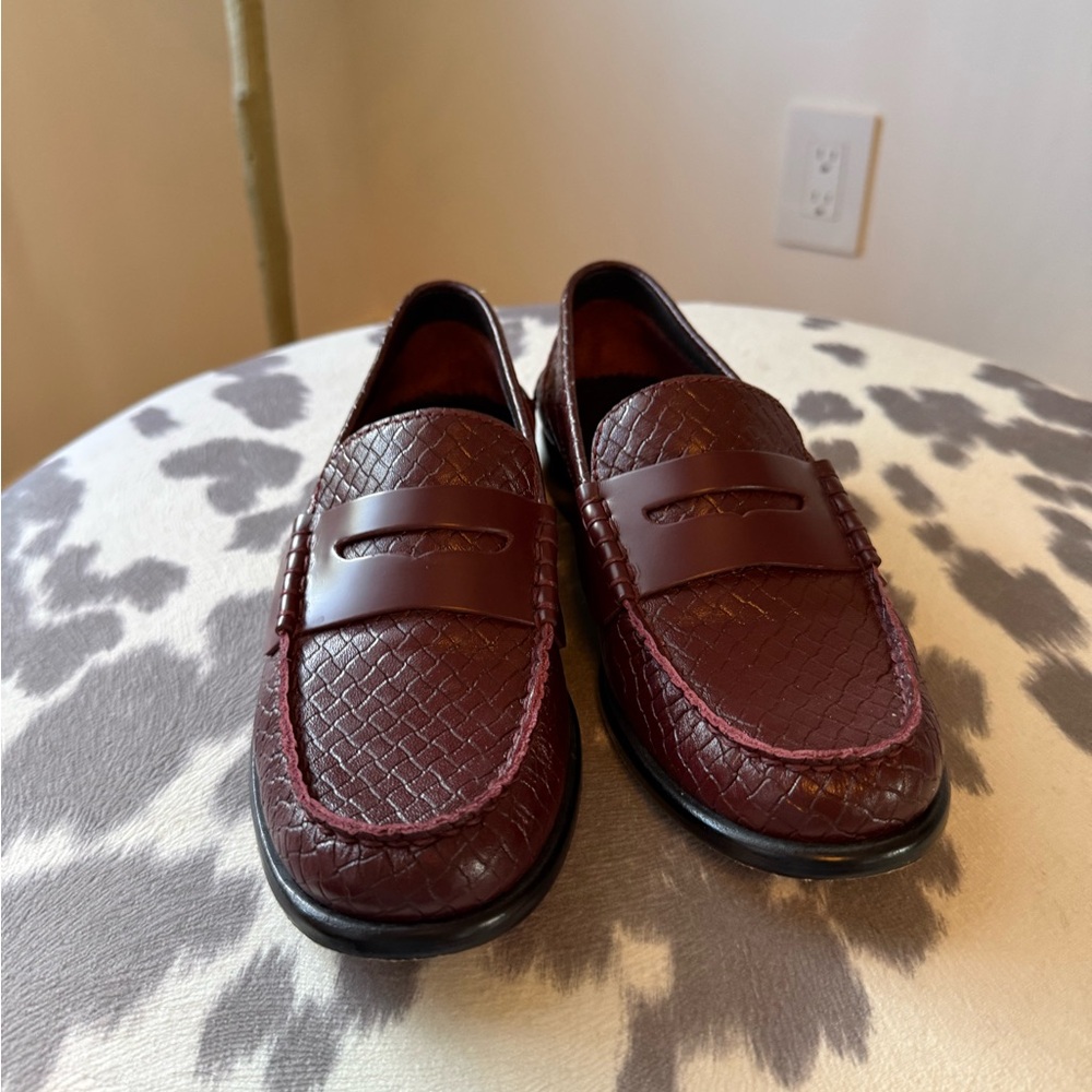 Classic Bordeaux Loafers